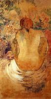 Gauguin, Paul - Crouching Marquesan Woman See from the Back